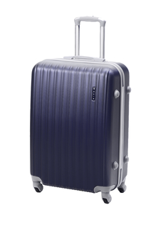 Чемодан TEVIN 0009 синий р. L+