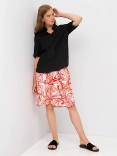 Блузка Gerry Weber для женщин, 38, тёмно-синяя, 860037-66435-80890-38