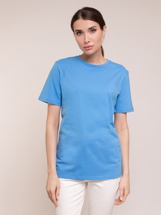 Футболка женская Uzcotton 1-UZ-W-F-M голубая 5XL