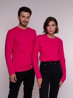 Лонгслив унисекс Uzcotton UZ-M-L розовый 44-46\S