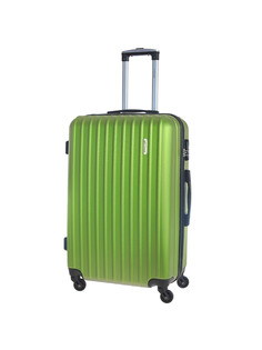 Чемодан унисекс LCase Krabi зеленый, р. M