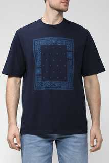 Футболка мужская Esprit Casual 023EE2K310 синяя S