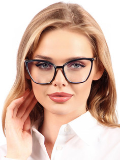 Оправа для очков женская Pretty Mania DT063 чёрная/золотистая