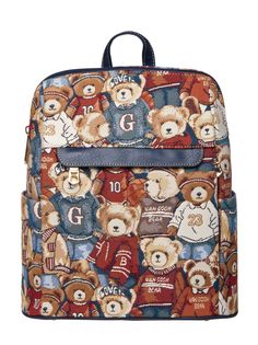 Рюкзак женский Henney Bear 11075-104hb-BLUE синий