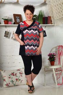 Комплект домашний женский Новое кимоно 5-78 черный 46 RU