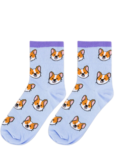 Носки унисекс Plush Story korrgi mord голубые 35-39