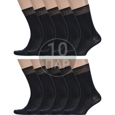 Комплект носков мужских Борисоглебский трикотаж 10-4С591 черных 25