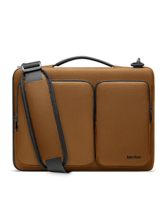 Сумка для ноутбука унисекс Tomtoc Defender Laptop Shoulder Bag A42 13,5" коричневая