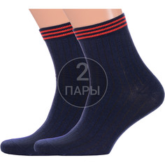 Комплект носков мужских Красная Ветка 2-С-2038 синих 25