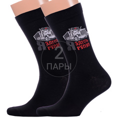 Комплект носков мужских Красная Ветка 2-С-2068 черных 27