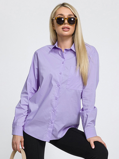 Рубашка женская HappyFox HFBS4512 фиолетовая 46 RU
