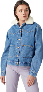 Джинсовая куртка женская Wrangler W43773X18 синяя M