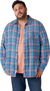 Рубашка мужская Wrangler W5B3BXA20 голубая S