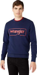 Свитшот мужской Wrangler W6H1HA114 синий S