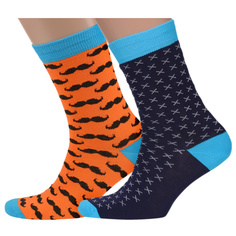 Комплект носков унисекс ХОХ 2-XF разноцветных 23