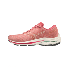 Кроссовки женские Mizuno Wave Inspire 18 Wms J1GD224414 rosette/snoww/garnetr 40 RU