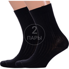 Комплект носков мужских Красная Ветка 2-С-1339 черных 27 2 пары