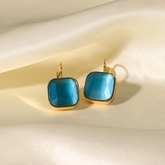 Серьги из стали SORONA jewelry 2, кошачий глаз