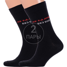Комплект носков мужских Красная Ветка 2-С-1356 черных 29 2 пары