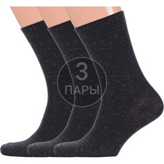 Комплект носков мужских Красная Ветка 3-С-350 черных 25 3 пары