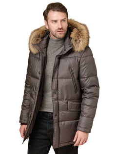 Пуховик Bazioni для мужчин, 4096 Sp M Bygli Style Dk Choco, размер 56-182 тёмно-коричневая