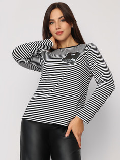 Лонгслив женский Fashion Margo ФЖ0144 черный 56 RU