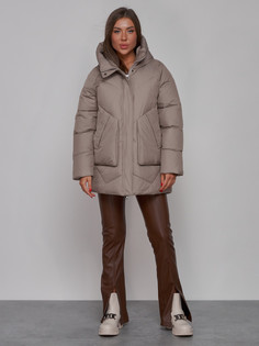 Куртка женская MTFORCE 52362 коричневая XL