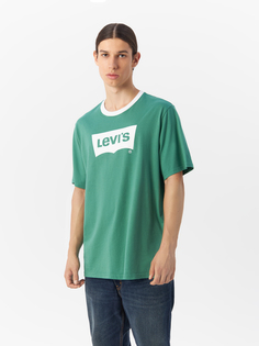 Футболка Levis для мужчин, 16143-0710, размер S, зелёная Levis®