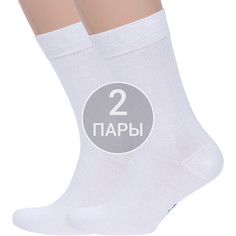 Комплект носков мужских VASILINA 2-3С4110 белых 27-29