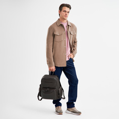 Рюкзак мужской Др.Коффер B402809-41-09 коричневый 31х37х12.5 Dr.Koffer