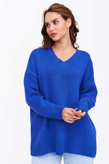 Пуловер женский Текстильная Мануфактура Д 2888 синий 42-44 RU