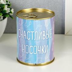 Носки женские NoBrand Счастливые носочки белые 23-25