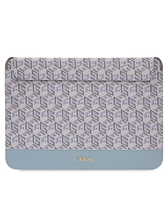Чехол для ноутбука унисекс Guess Sleeve G CUBE 14" голубой