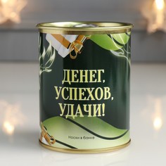 Носки мужские NoBrand Денег, Успехов, Удачи! черные 27