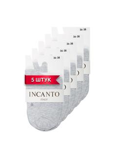 Комплект носков женских Incanto IBD733004(5 пар) серых 39-40