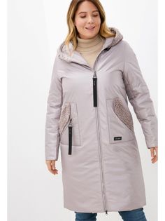 Пальто женское Daigan 91169-N розовое 46 RU