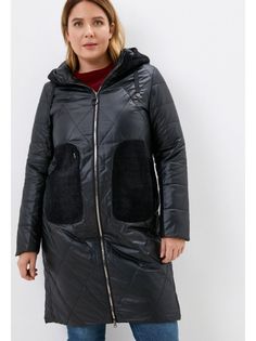 Пальто женское Daigan 91056-N черное 50 RU