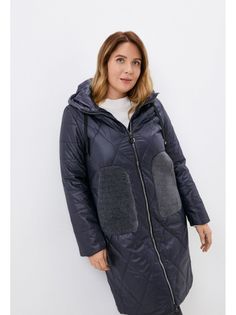 Пальто женское Daigan 91056-N серое 54 RU