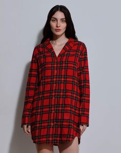 Рубашка домашняя женский Gloria Jeans GSL001542 красный L (46)