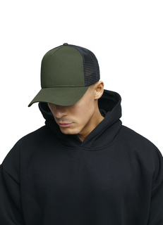 Бейсболка унисекс Sived. SNAPBACK черная с зеленым, р.54-60