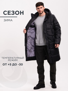Пальто мужское CosmoTex Торнадо черное 44/182 RU