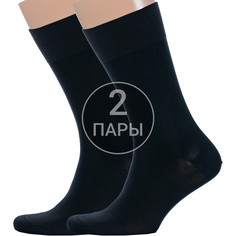 Комплект носков мужских LorenzLine 2-Н7 черных 27, 2 пары