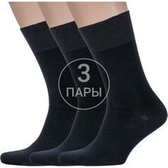 Комплект носков мужских LorenzLine 3-Н2Л черных 27, 3 пары