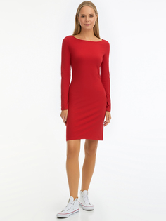 Платье женское oodji 14001183B красное XL
