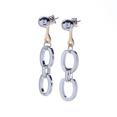 Серьги подвески из бижутерного сплава Moon Paris Ringo