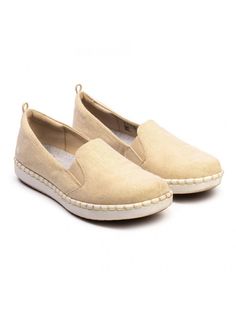 Слипоны женские Clarks 26141060 золотистые 38 EU