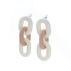 Серьги подвески из бижутерного сплава Moon Paris Loriane, каучук