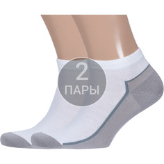 Комплект носков мужских LorenzLine 2-С1 белых 27-31, 2 пары