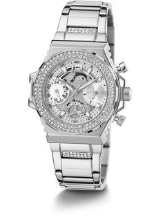 Наручные часы женские GUESS LADIES GW0552L1 серебристые