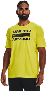 Футболка мужская Under Armour Team Issue Wordmark SS желтый XL